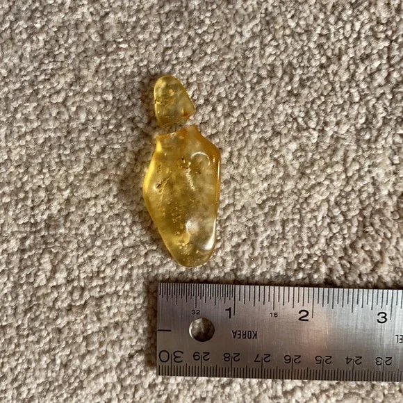 Amber Crystal with Insect - Picture 6 of 6